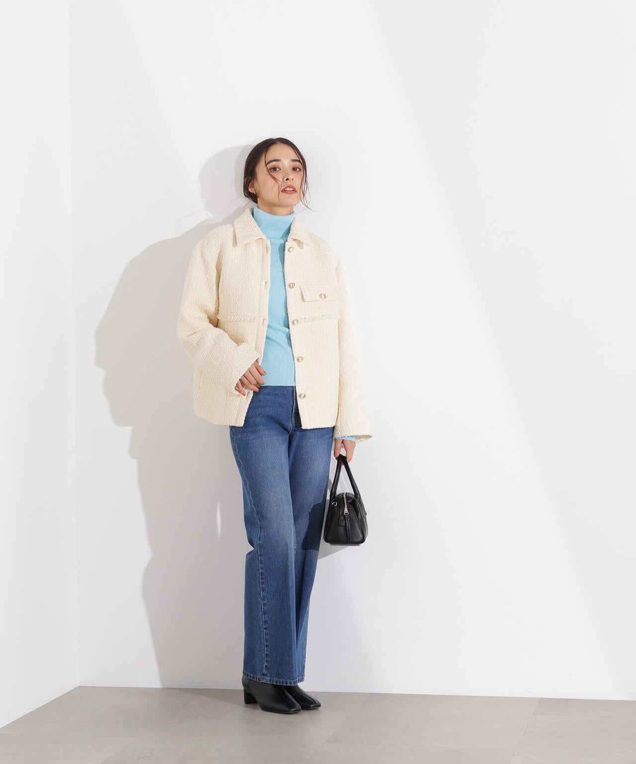 ツイード SETUP ブルゾン