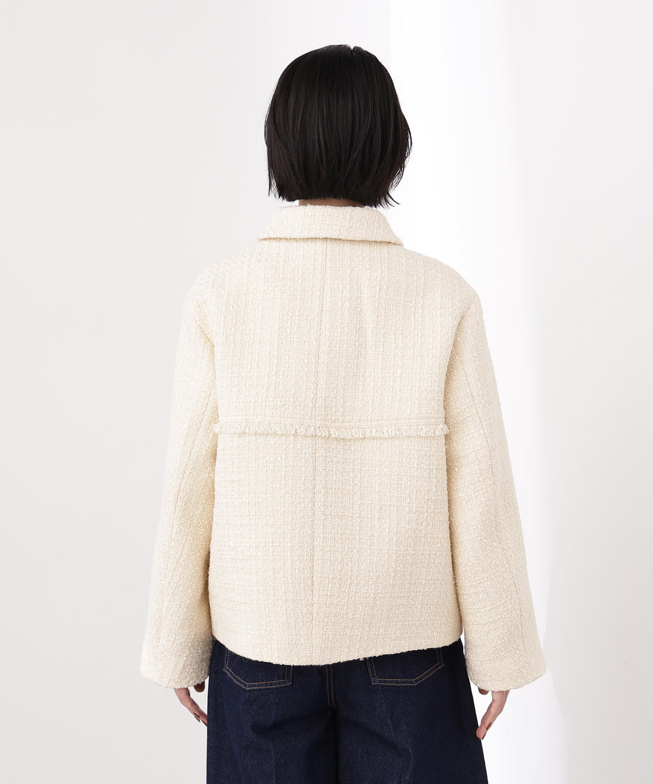 ツイード SETUP ブルゾン