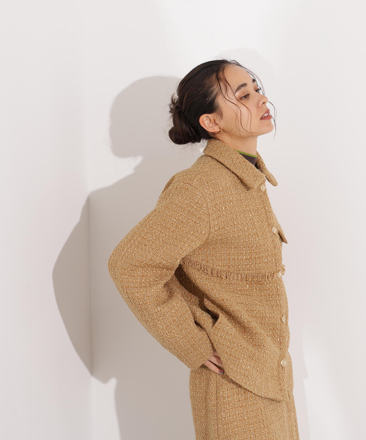 ツイード SETUP ブルゾン