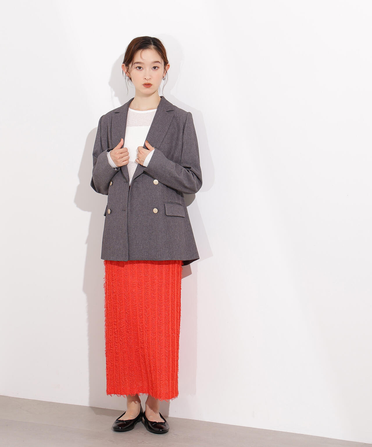 小室安未さん着用】ダブルブレストテーラードジャケット | N