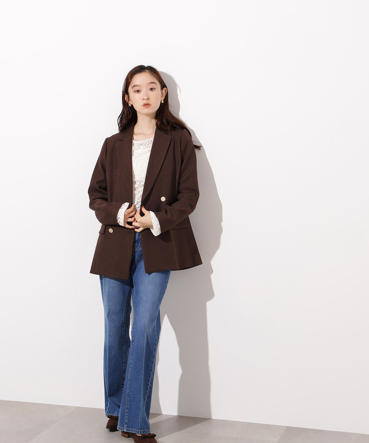 NATURAL BEAUTY BASIC ネイビー ダブルテーラードジャケット 楽天市場】テーラードダブルジャケット N. Natural Beauty Basic