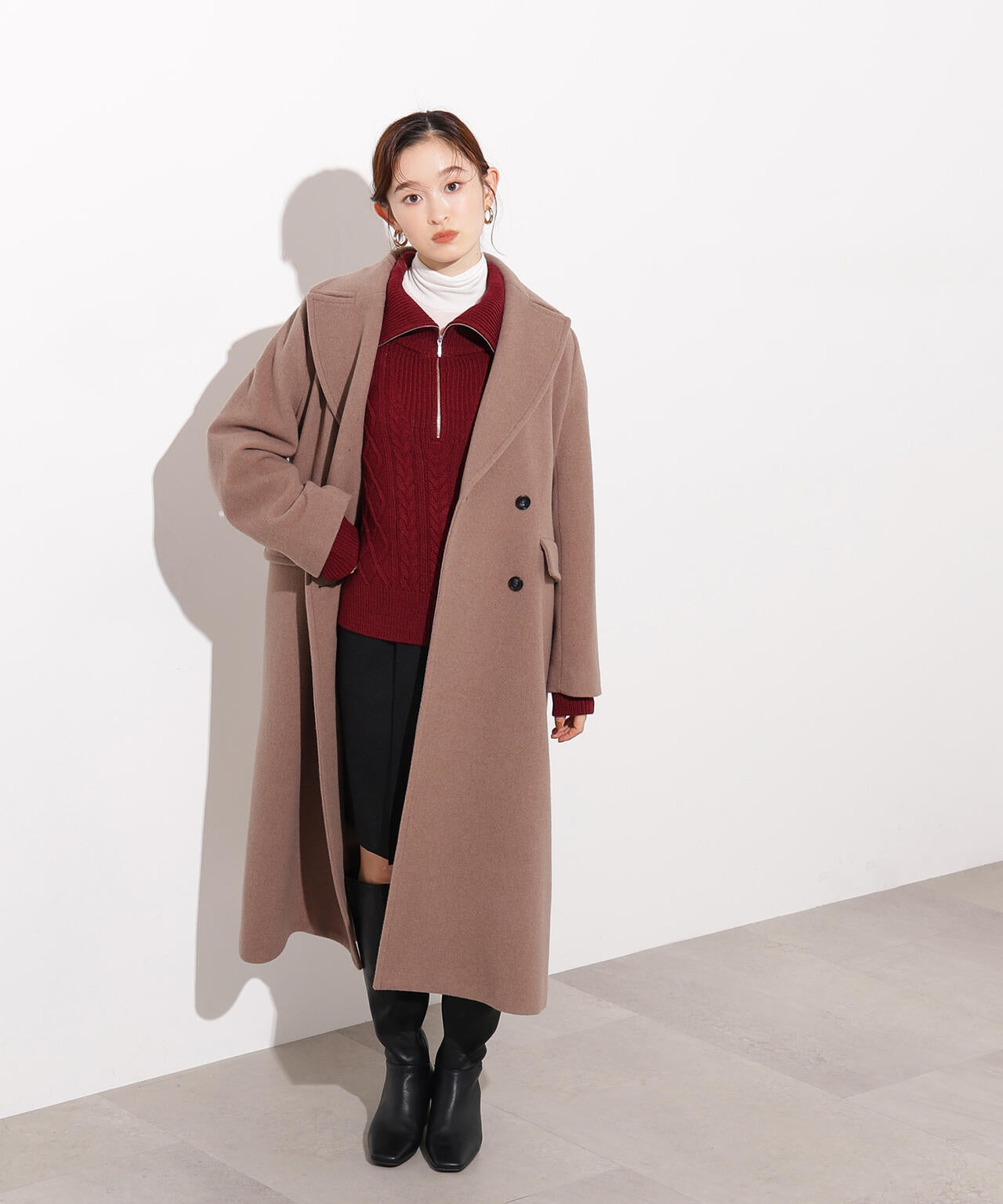 チェスターロングコート