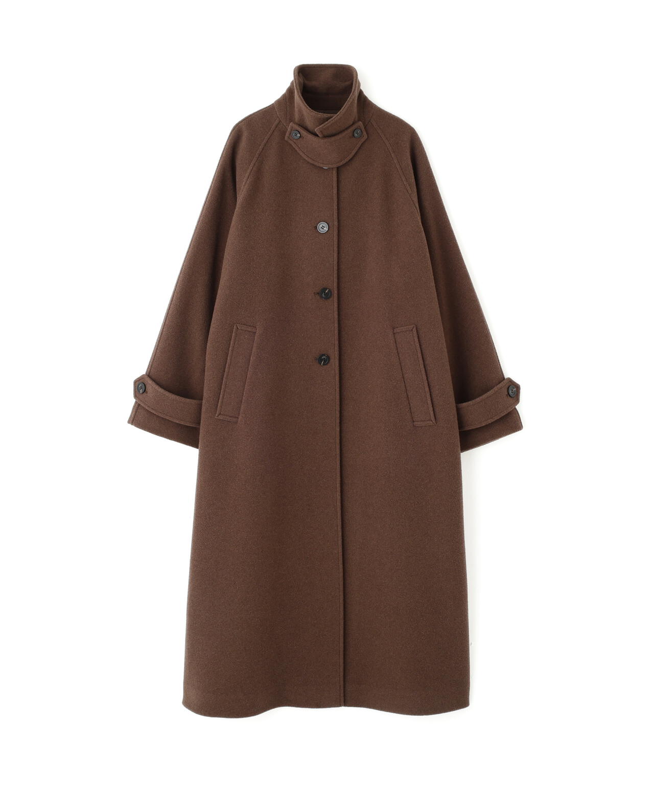 【岸本セシルさん着用】ステンカラーロングコート