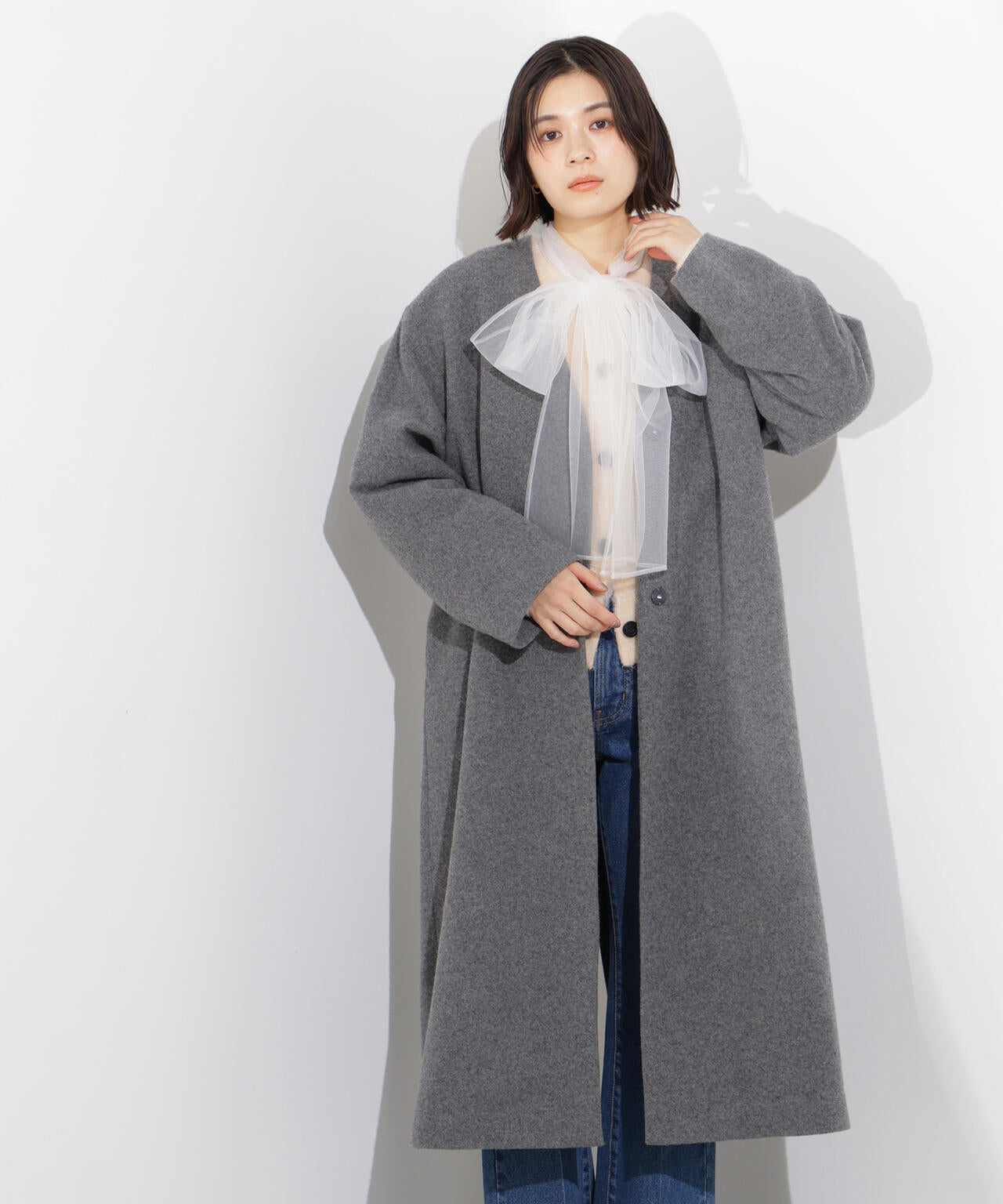 カラーレスロングコート | N. Natural Beauty Basic*（エヌ ナチュラル