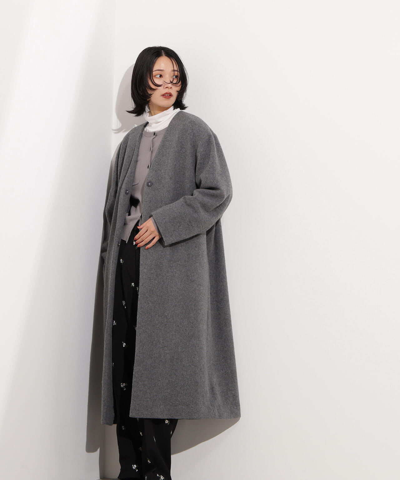 カラーレスロングコート | N. Natural Beauty Basic*（エヌ ナチュラル