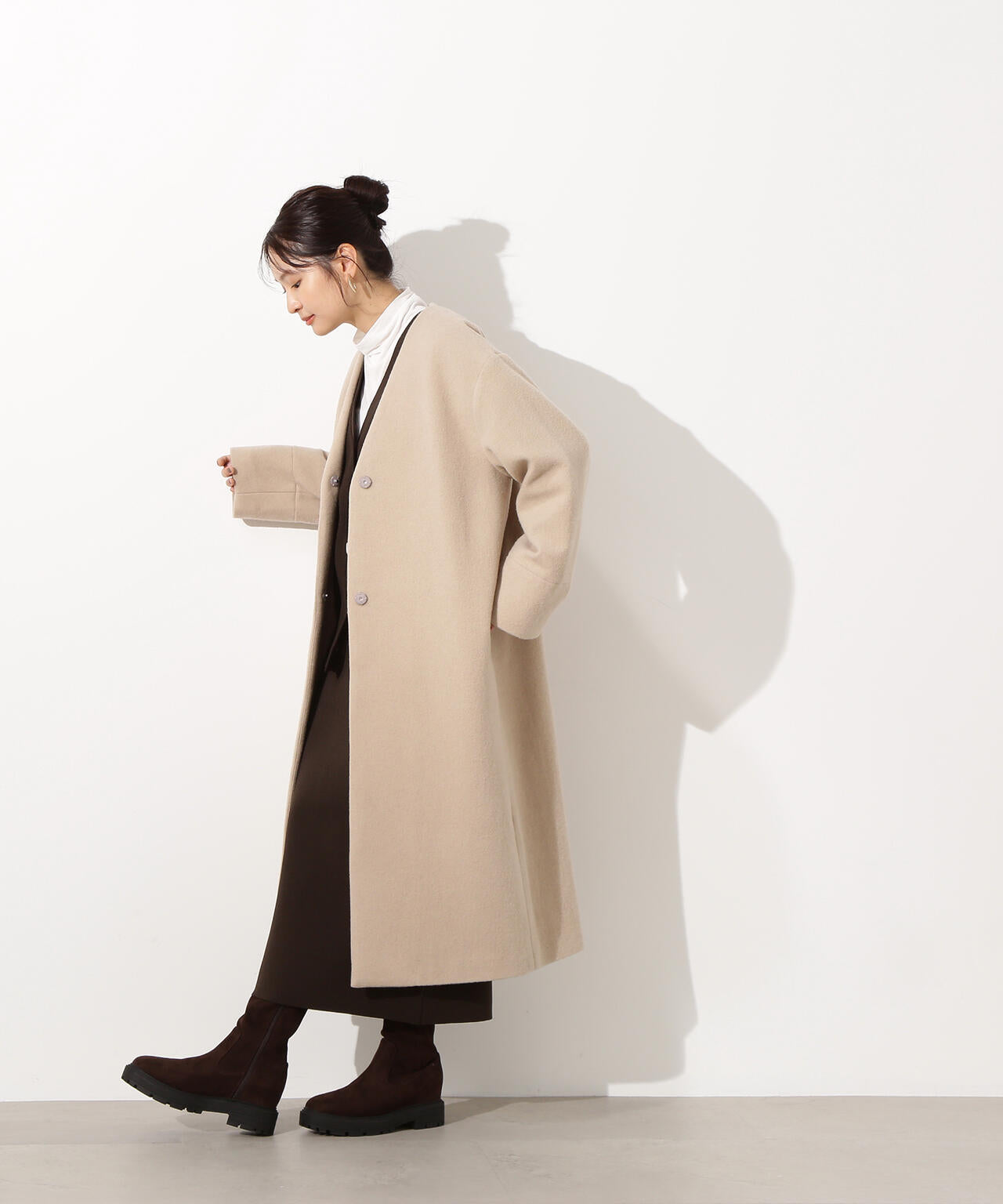 カラーレスロングコート | N. Natural Beauty Basic*（エヌ ナチュラル
