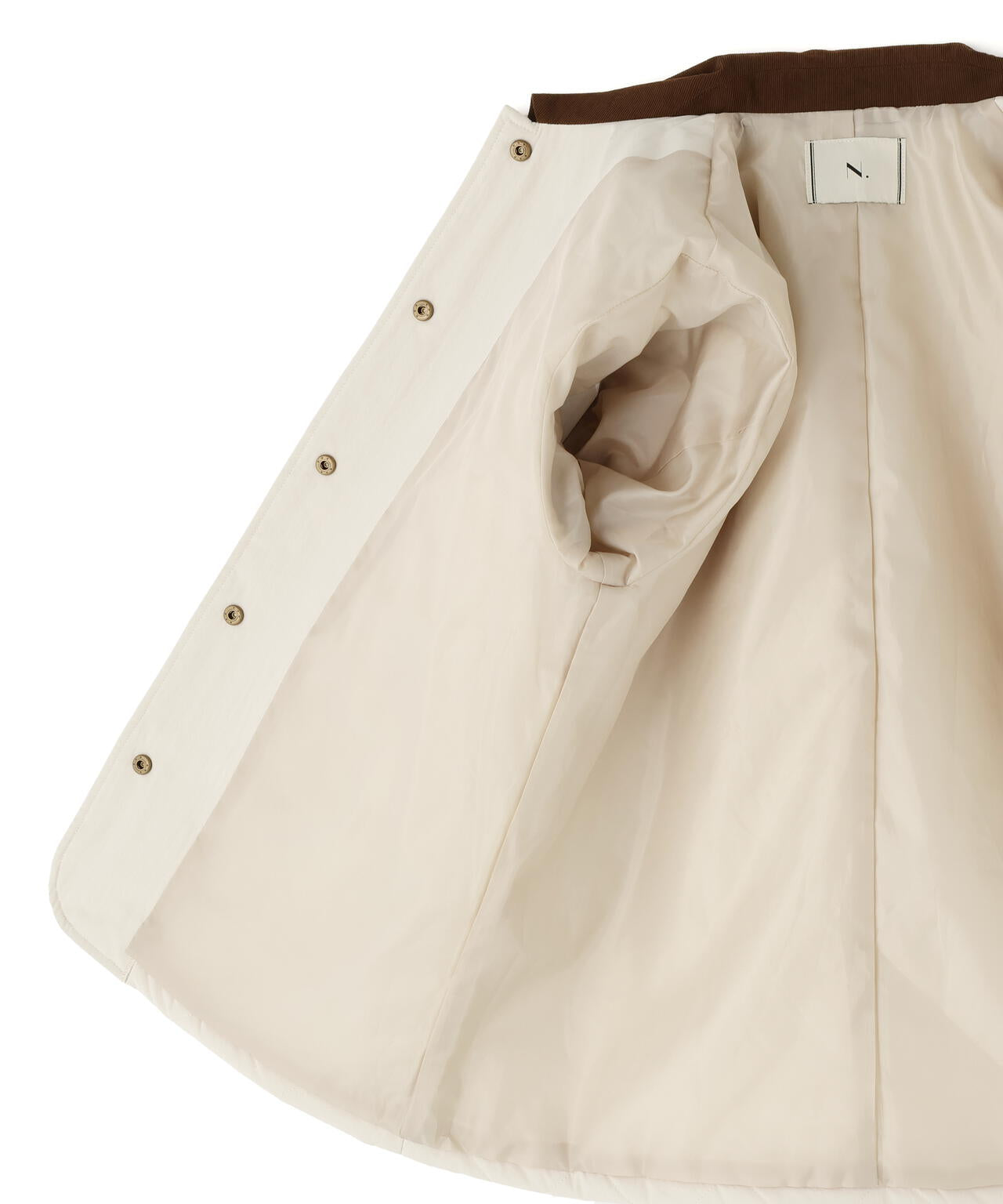 【岸本セシルさん着用】バイカラーキルティングブルゾン