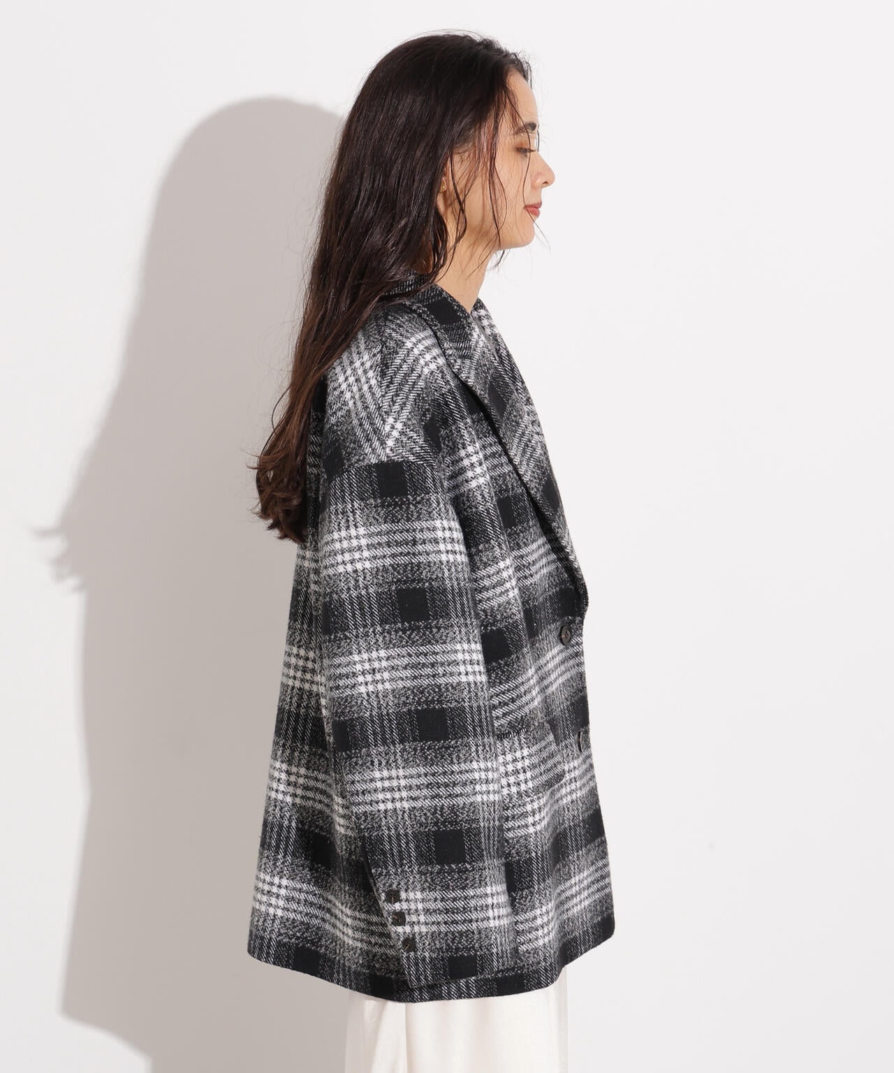 【岸本セシルさん着用】オーバージャケットコート