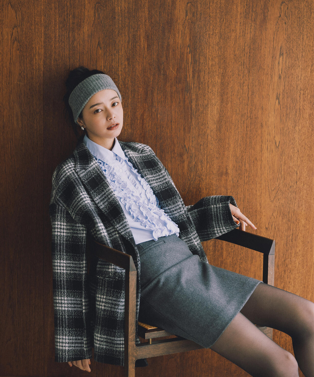 岸本セシルさん着用】オーバージャケットコート | N. Natural Beauty