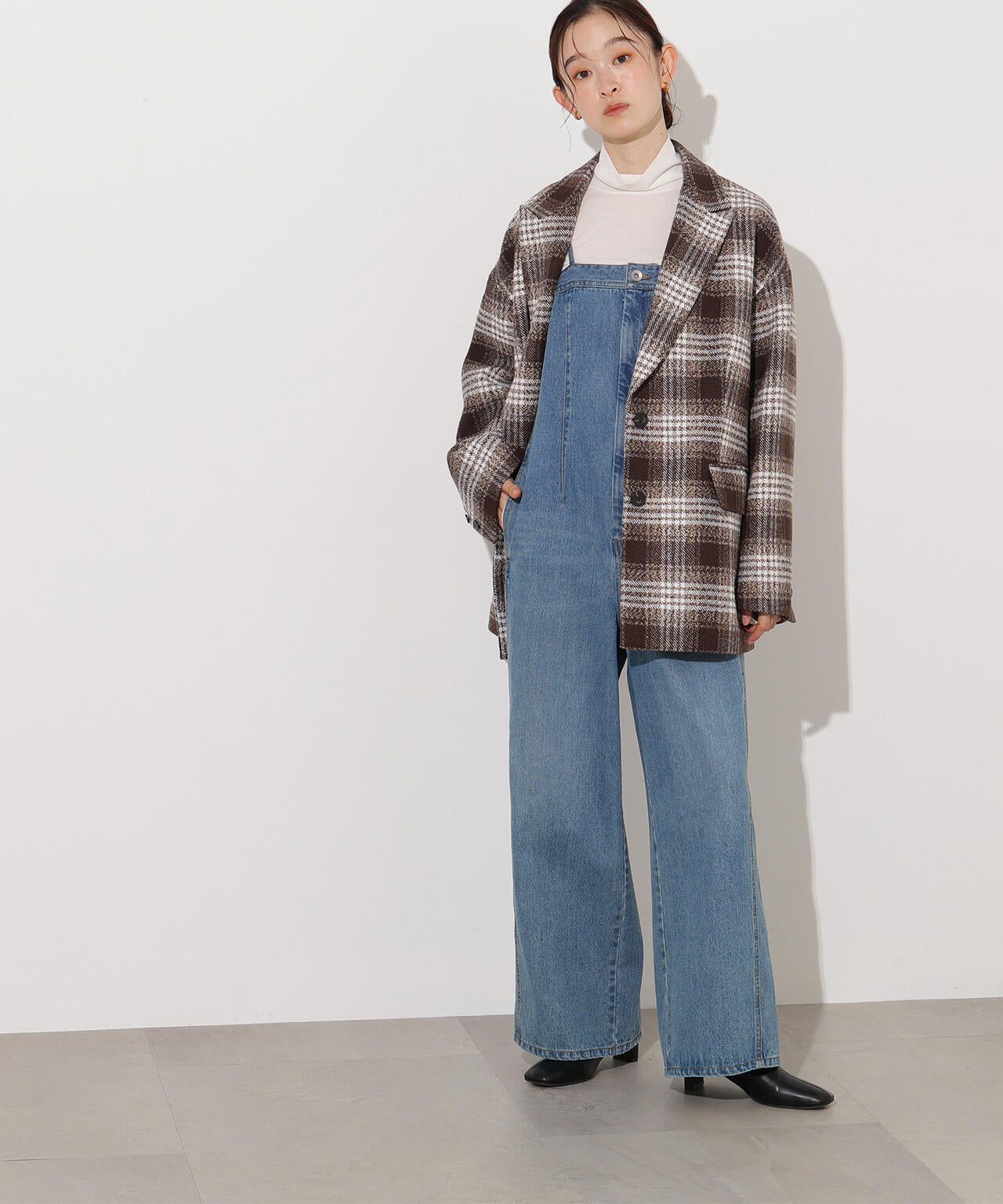 【岸本セシルさん着用】オーバージャケットコート