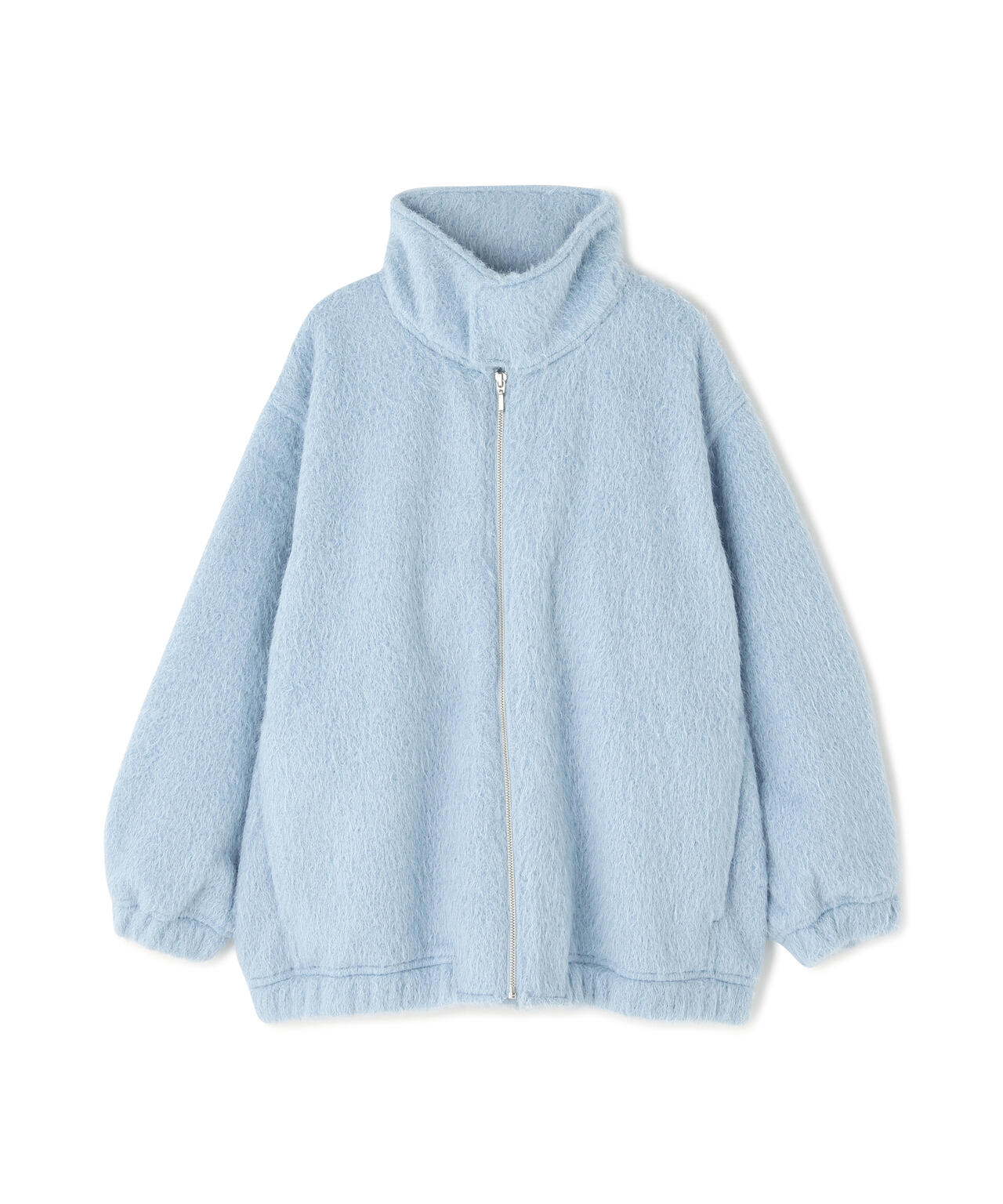 スタンドネックシャギーブルゾン