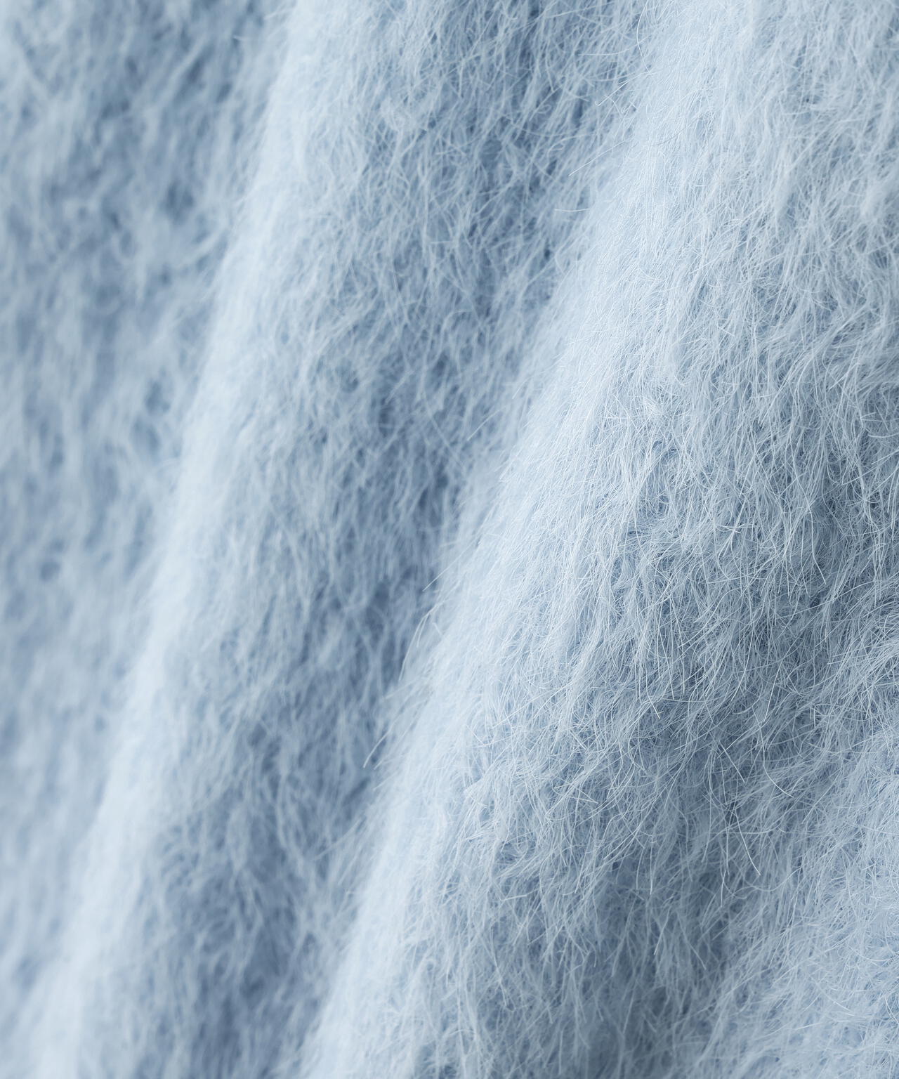 スタンドネックシャギーブルゾン