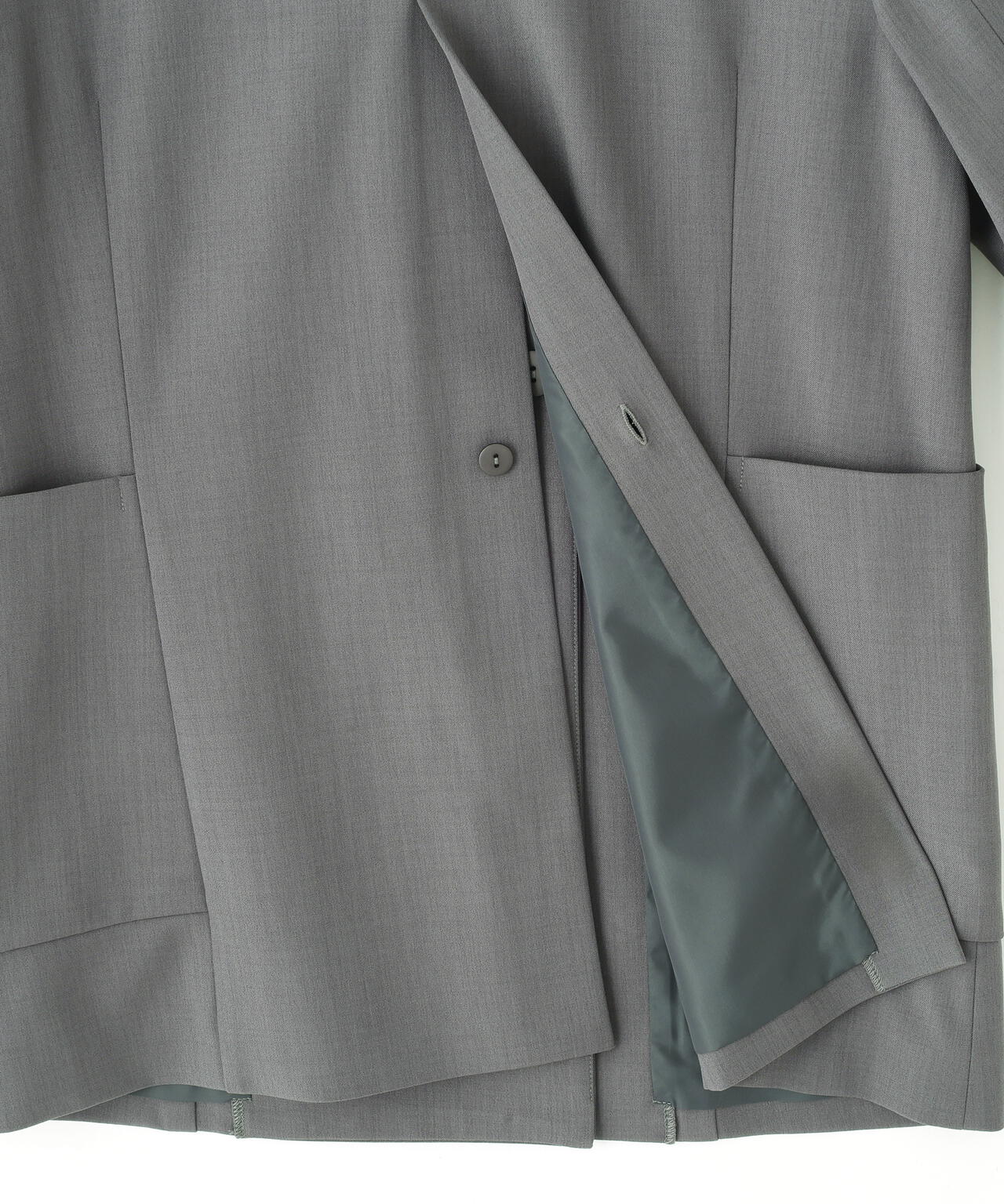 【365ユーティリティー】洗えてシワになりづらいストレッチギャバセットアップ ジャケット