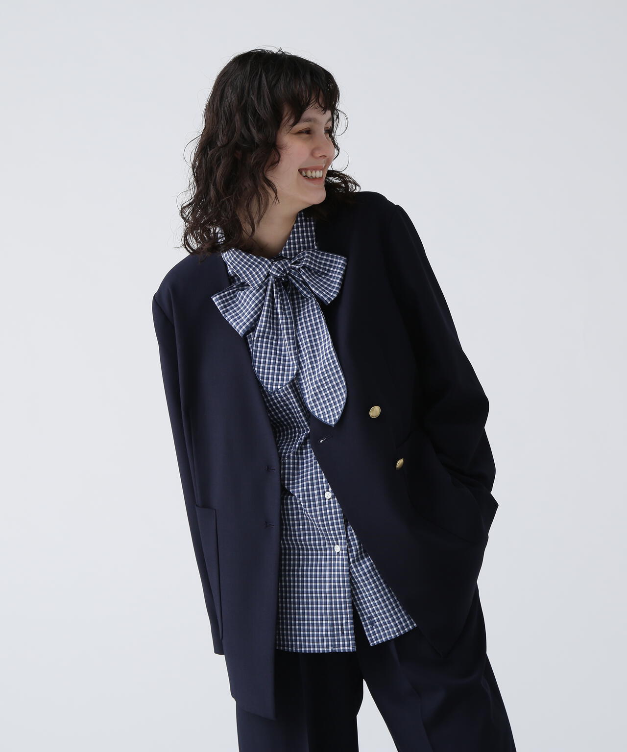 【365ユーティリティー】洗えてシワになりづらいストレッチギャバセットアップ ジャケット