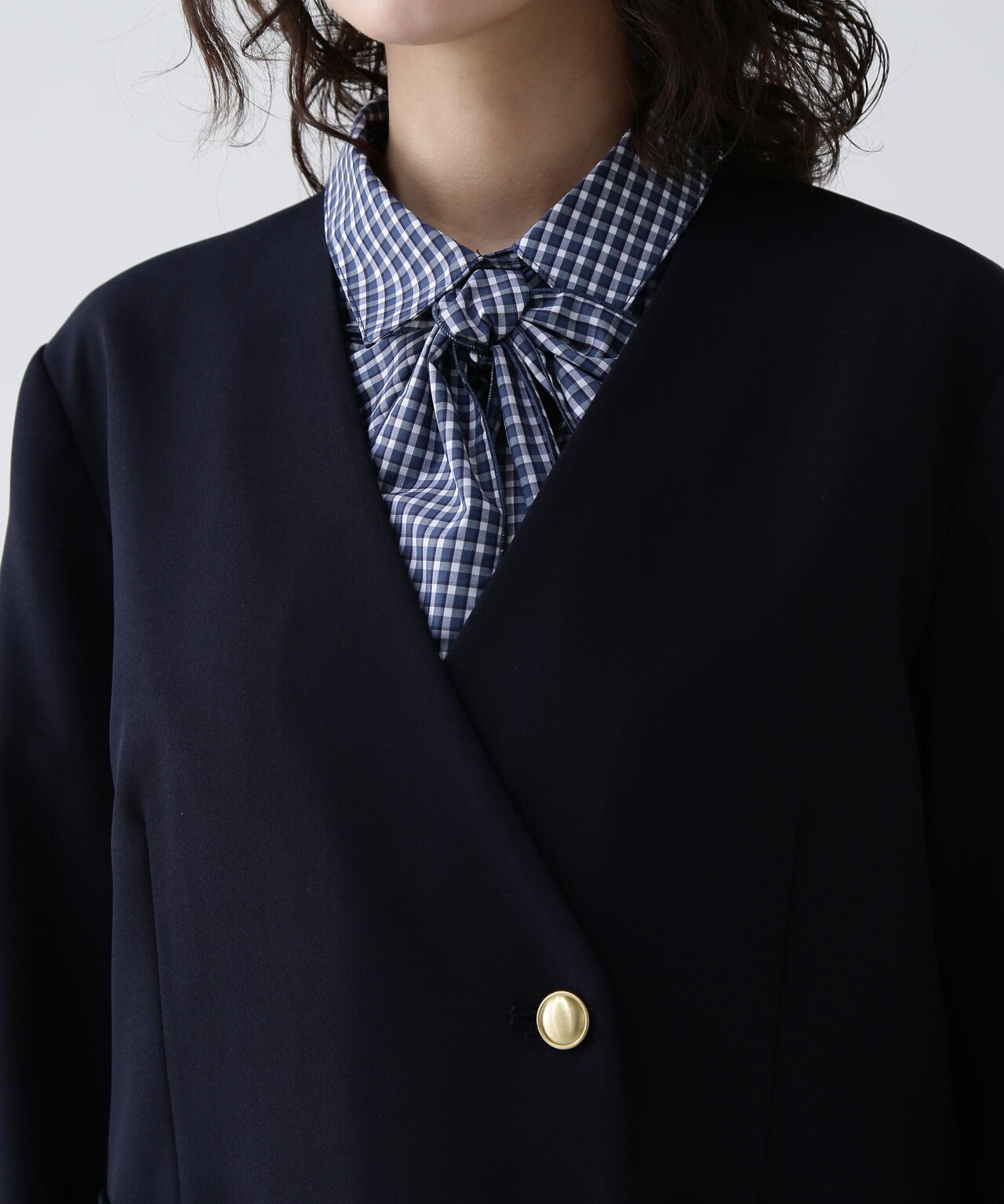 【365ユーティリティー】洗えてシワになりづらいストレッチギャバセットアップ ジャケット