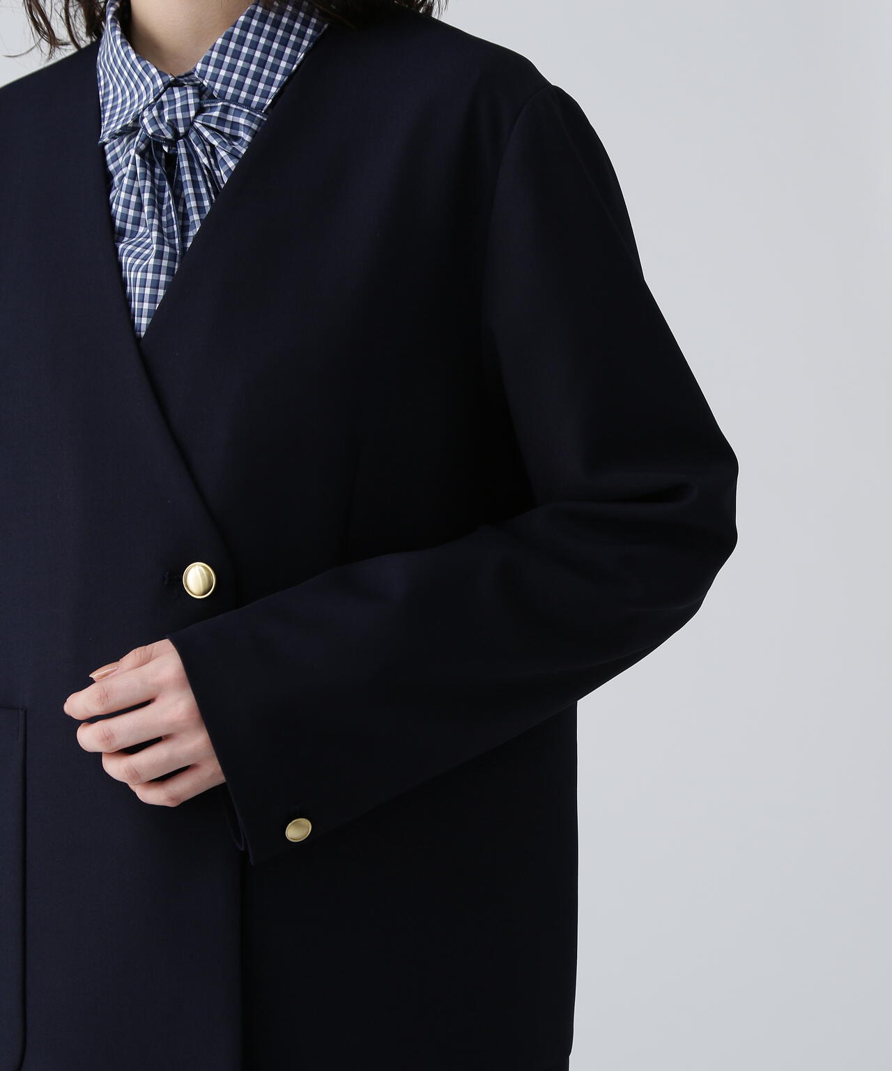 【365ユーティリティー】洗えてシワになりづらいストレッチギャバセットアップ ジャケット