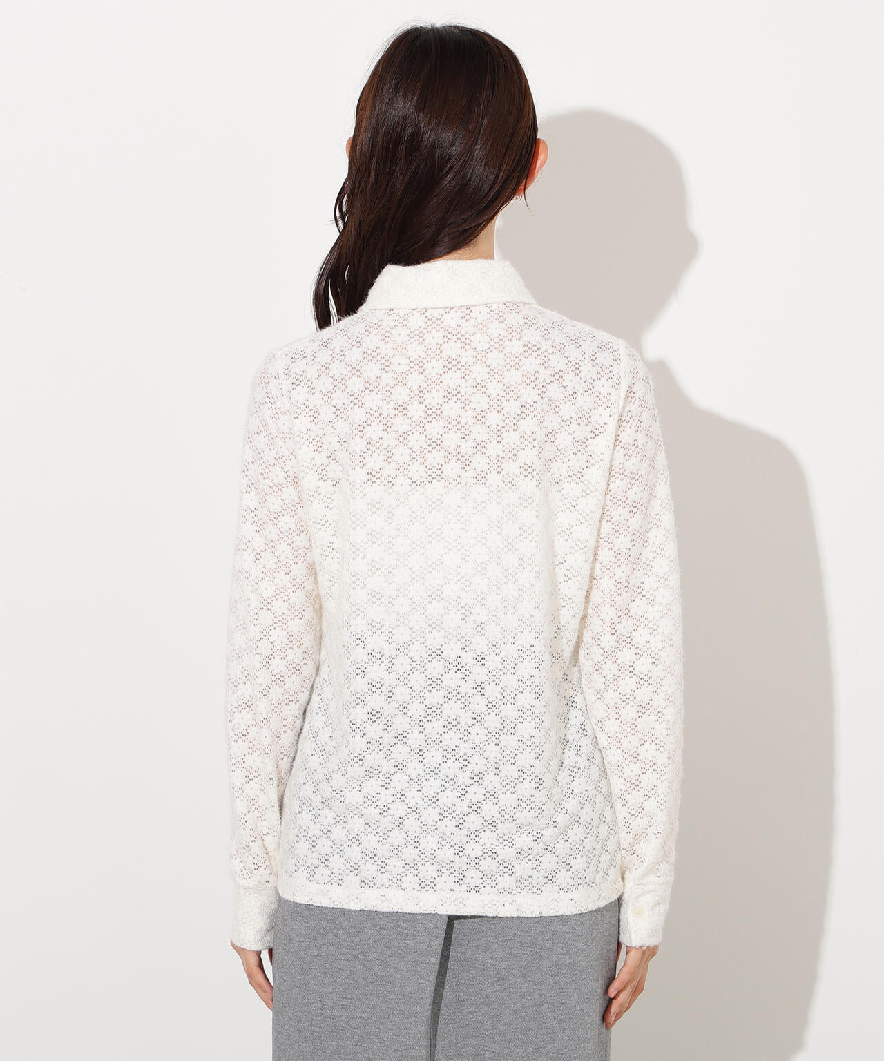 岸本セシルさん着用】起毛レースシャツ | N. Natural Beauty