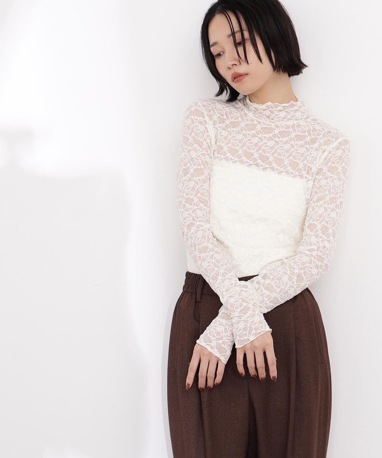 es Braque、BOUQUET、海外版超希少レゾネ、新品額付 DECO depuis 1985 TOPS_ KIDS 80〜130 (violet mist