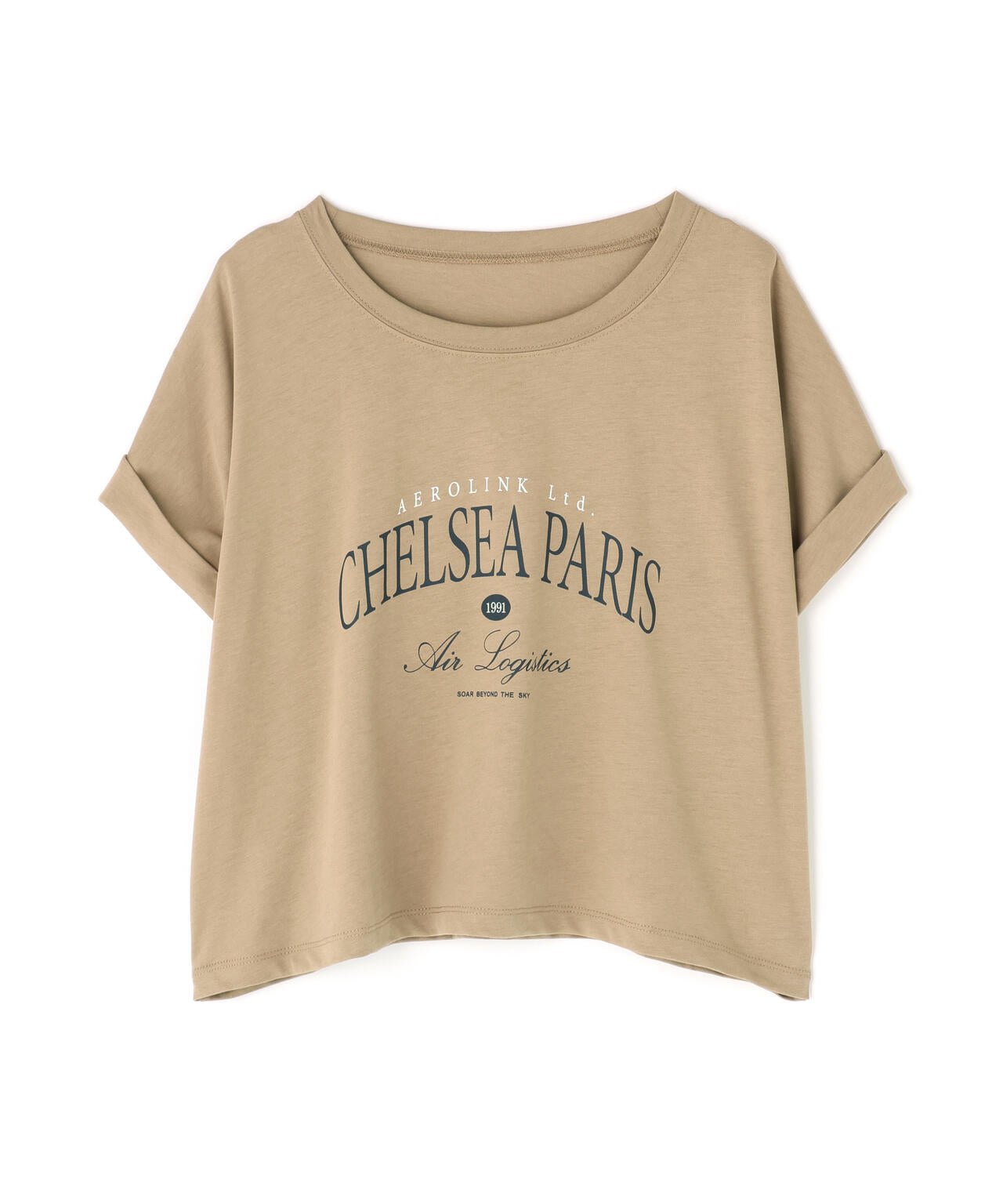 クロップドカレッジロゴTシャツ | N. Natural Beauty Basic*（エヌ