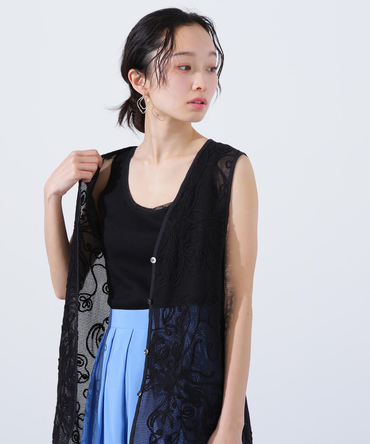 シアートリムタンクトップ | N. Natural Beauty Basic*（エヌ