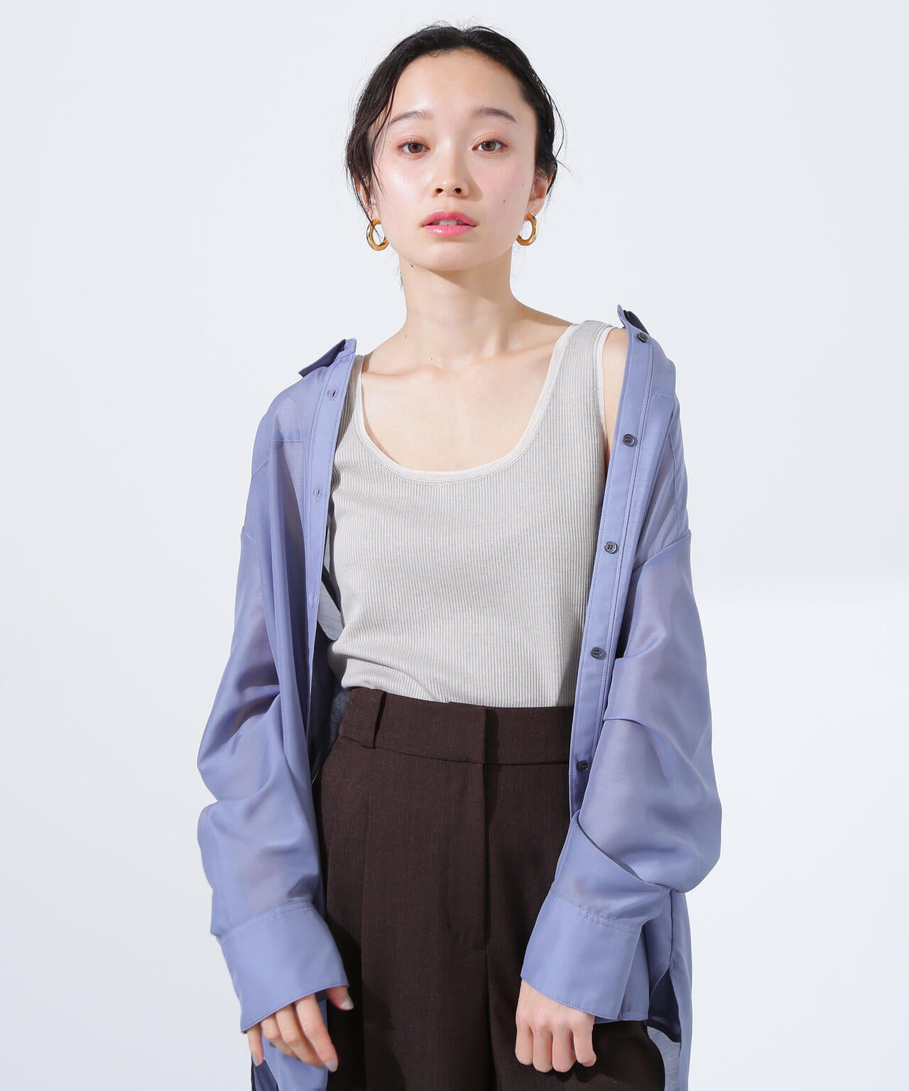 シアートリムタンクトップ | N. Natural Beauty Basic*（エヌ