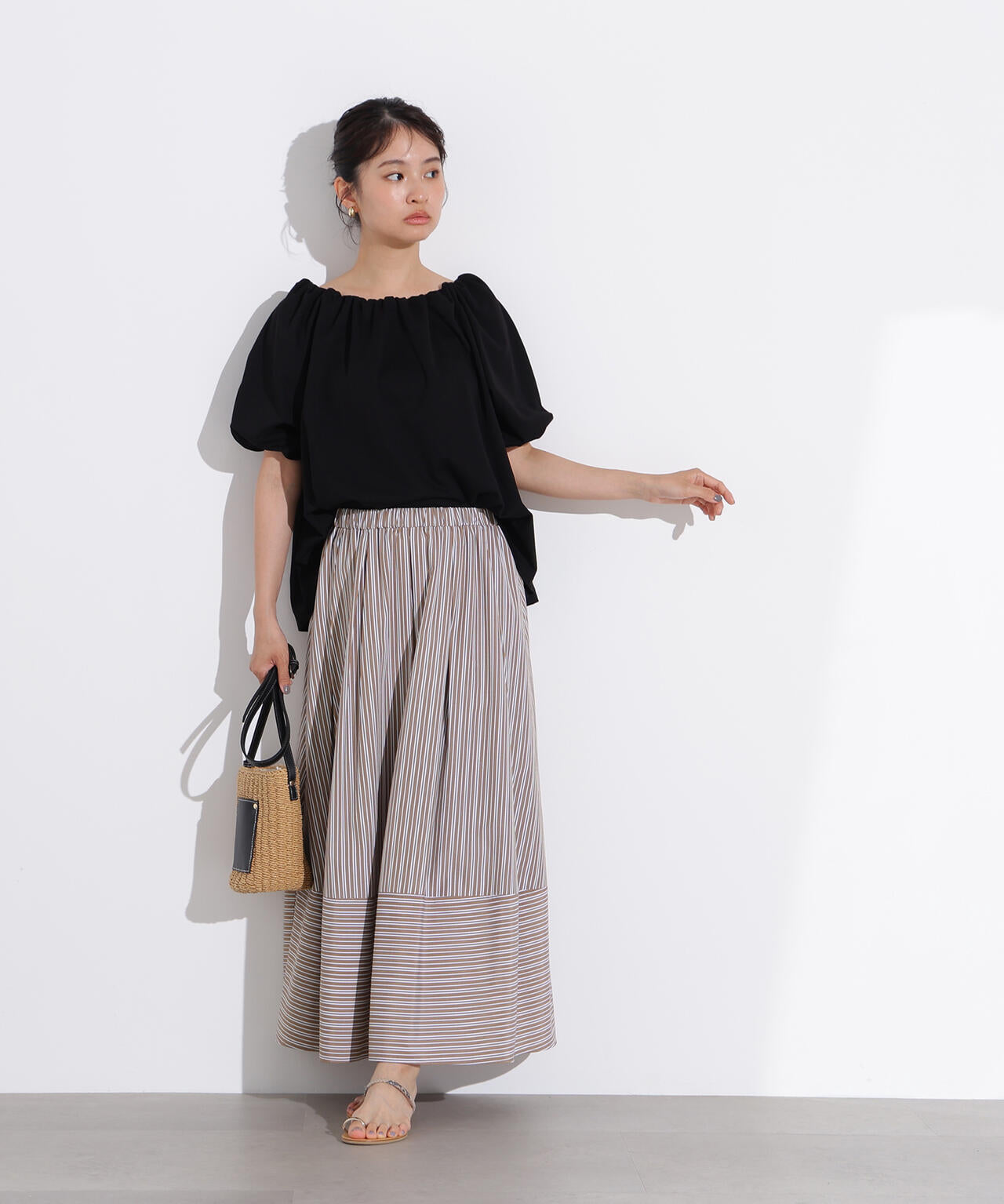 2wayオフショルカットソー | N. Natural Beauty Basic*（エヌ 
