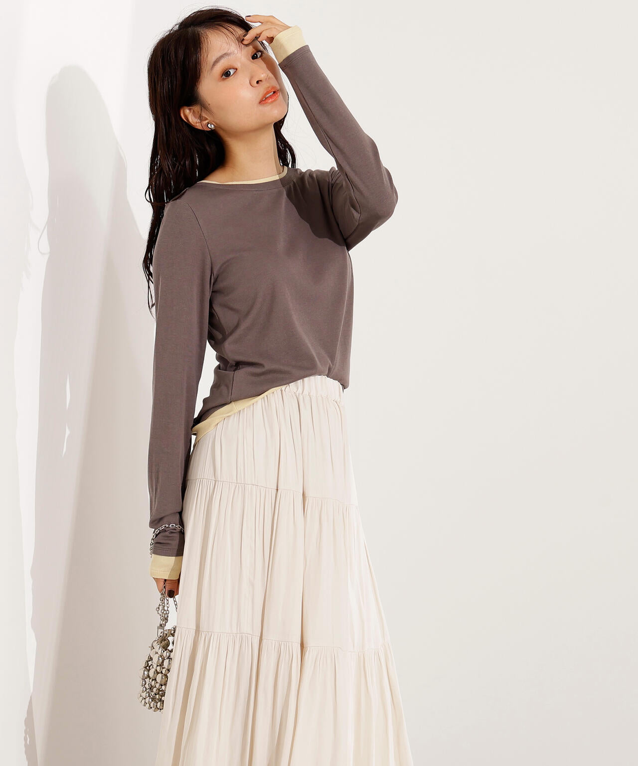 小室安未さん着用】シアーレイヤードトップス | N. Natural