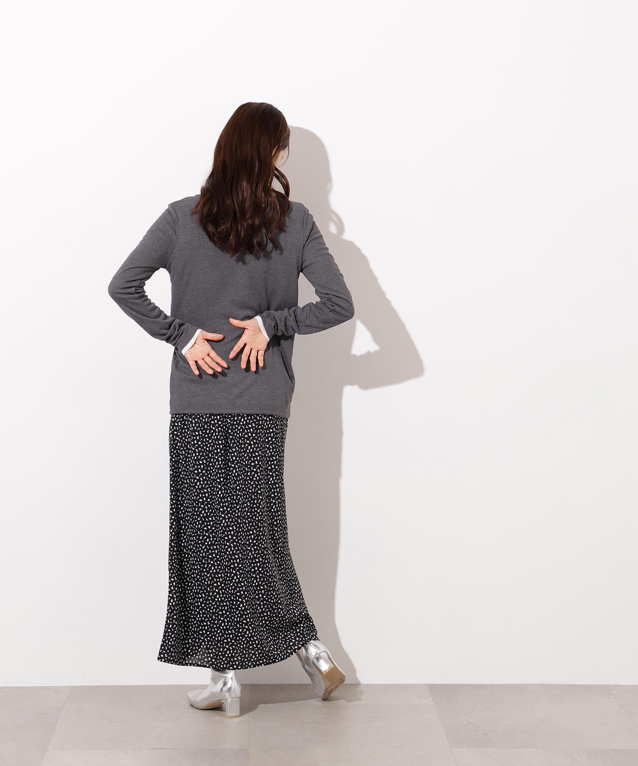 ヘンリーネックシアーカットソー