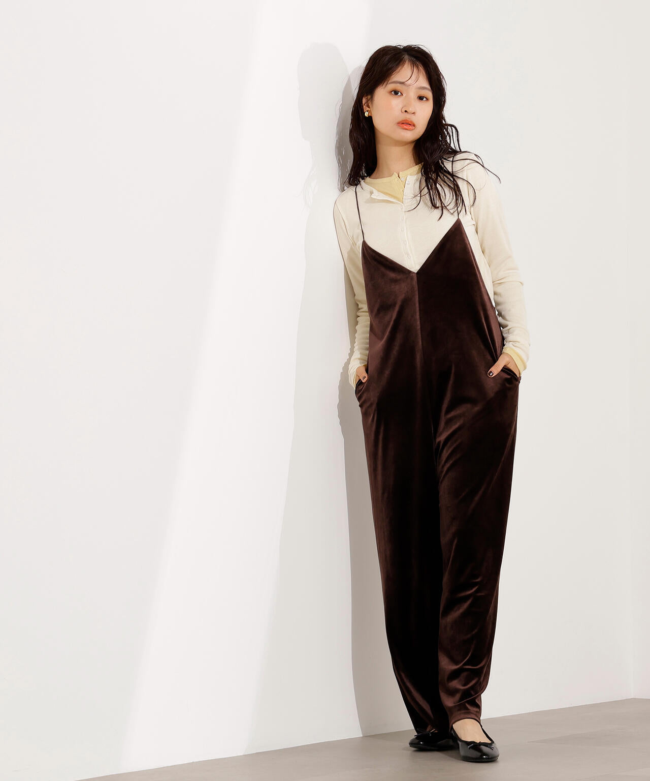 ヘンリーネックシアーカットソー | N. Natural Beauty Basic