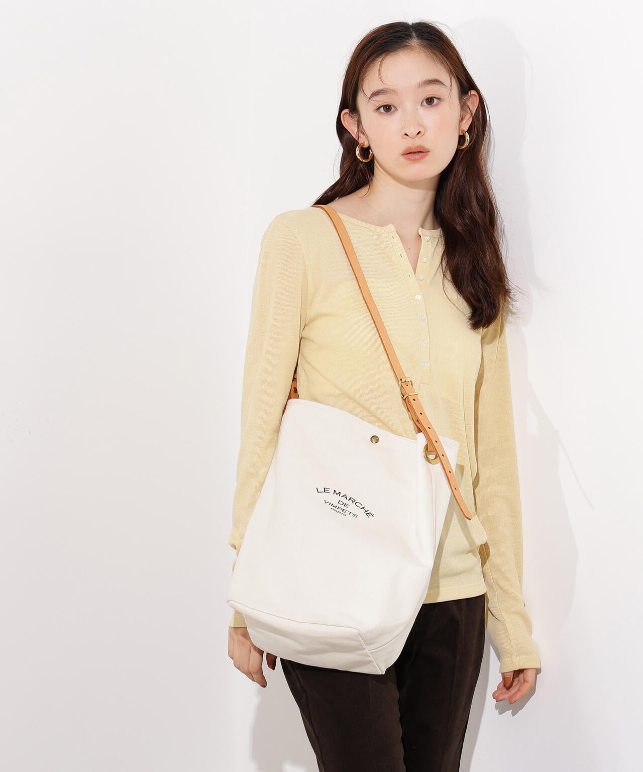 ヘンリーネックシアーカットソー | N. Natural Beauty Basic*（エヌ