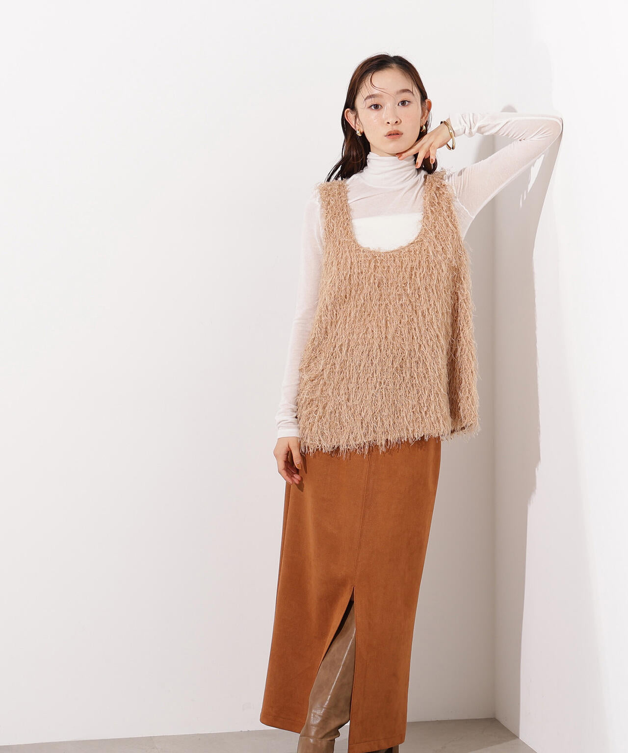 フリンジベスト | N. Natural Beauty Basic*（エヌ ナチュラル