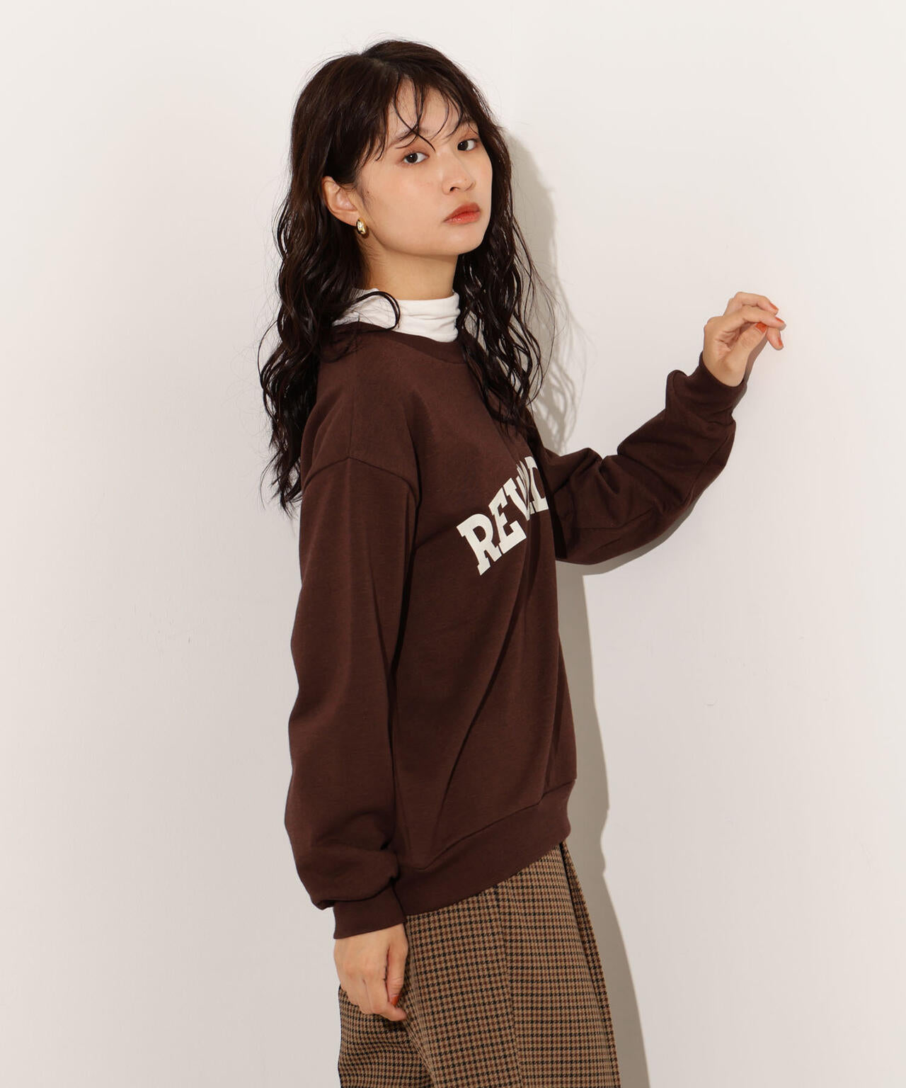 【小室安未さん着用】カレッジロゴスウェット