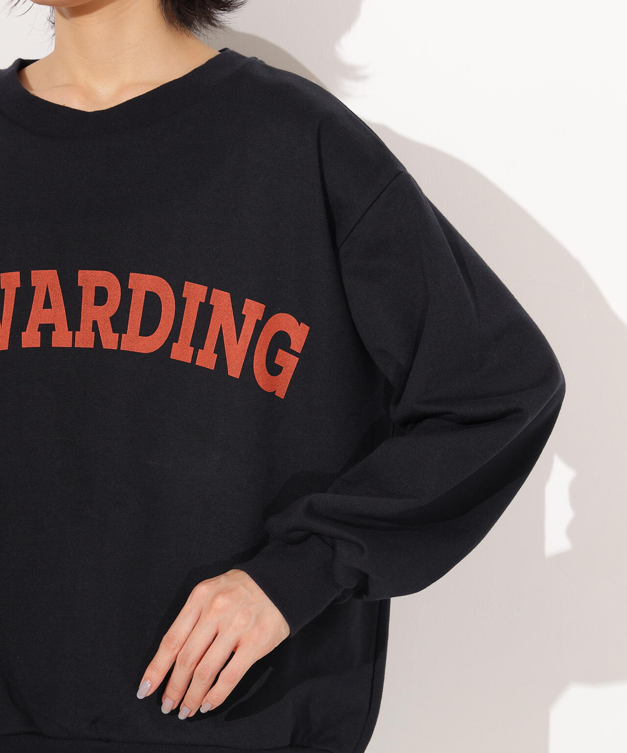 【小室安未さん着用】カレッジロゴスウェット