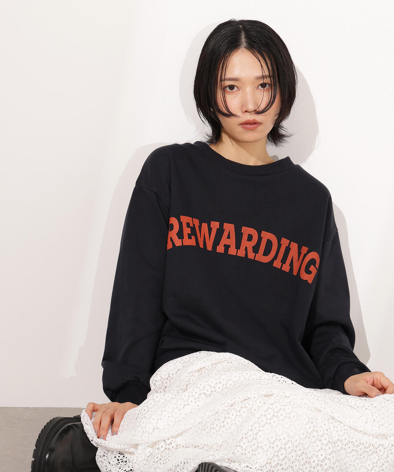 小室安未さん着用】カレッジロゴスウェット | N. Natural Beauty