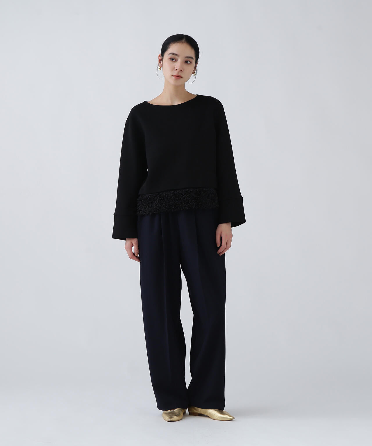 【好きを着て気分が高まる】甘さを着替える2WAYダンボールプルオーバー