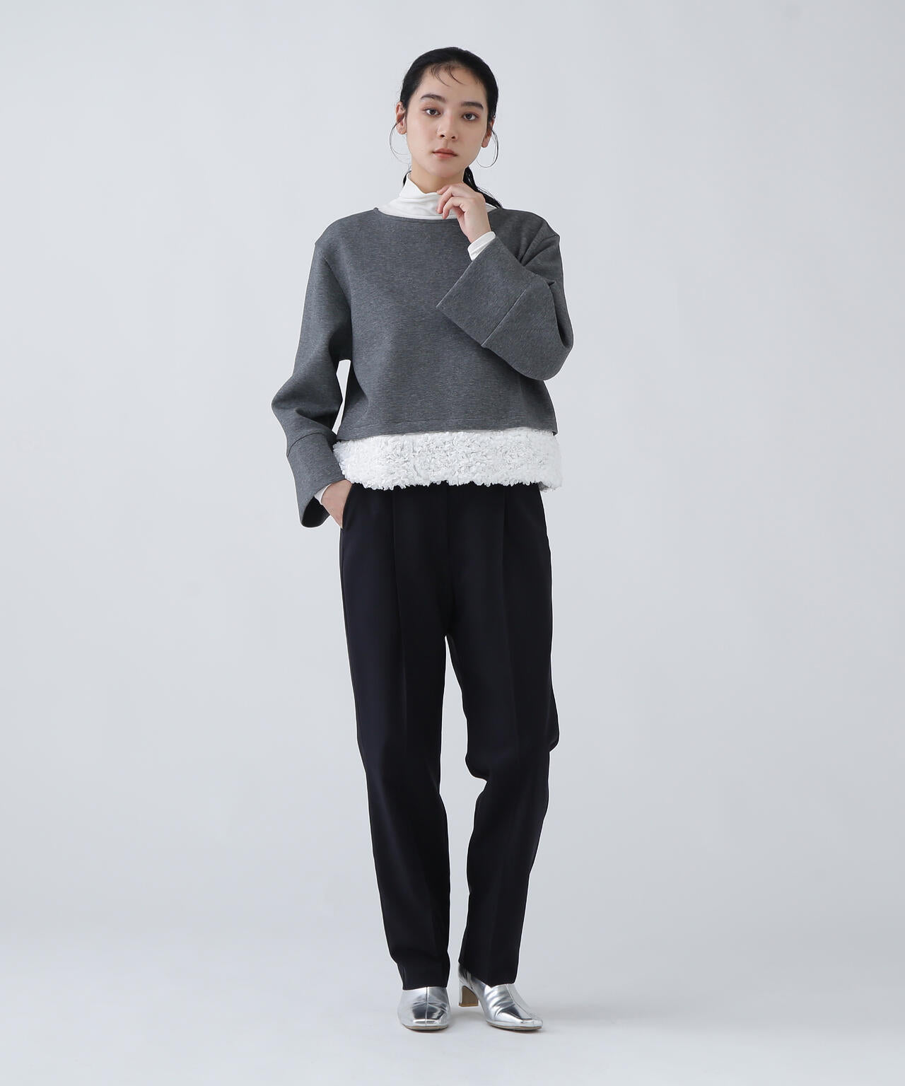 【好きを着て気分が高まる】甘さを着替える2WAYダンボールプルオーバー