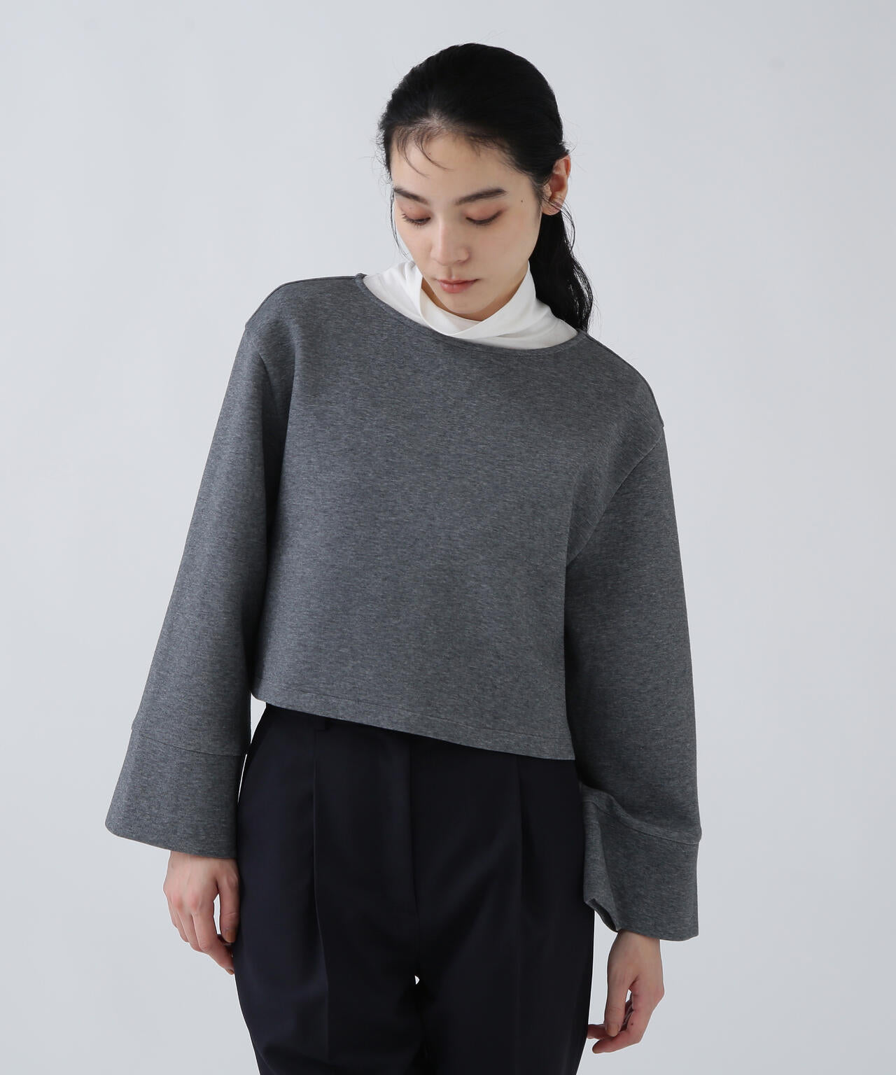 【好きを着て気分が高まる】甘さを着替える2WAYダンボールプルオーバー