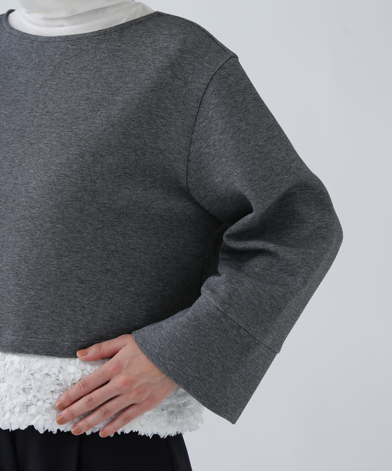 【好きを着て気分が高まる】甘さを着替える2WAYダンボールプルオーバー