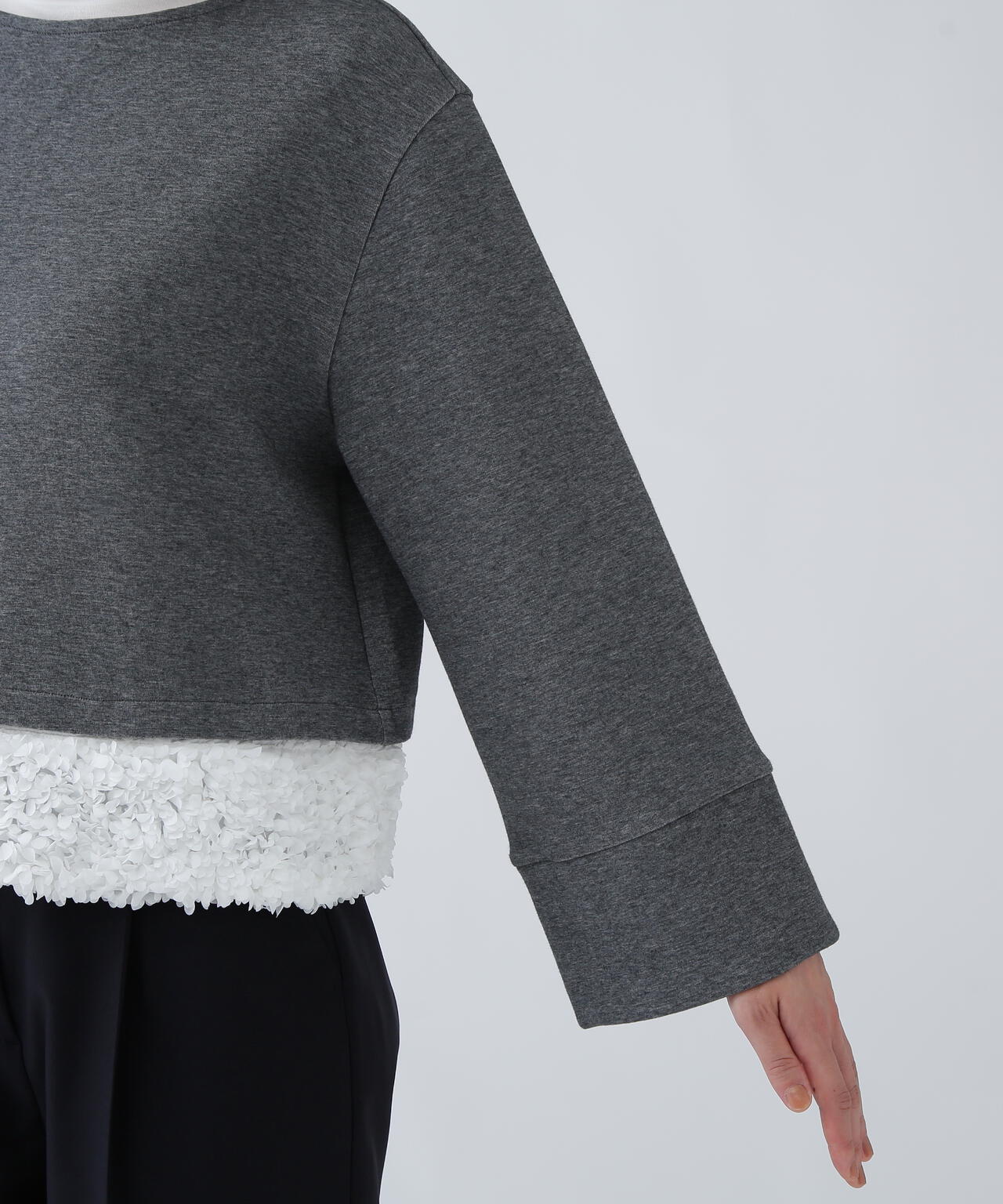 【好きを着て気分が高まる】甘さを着替える2WAYダンボールプルオーバー