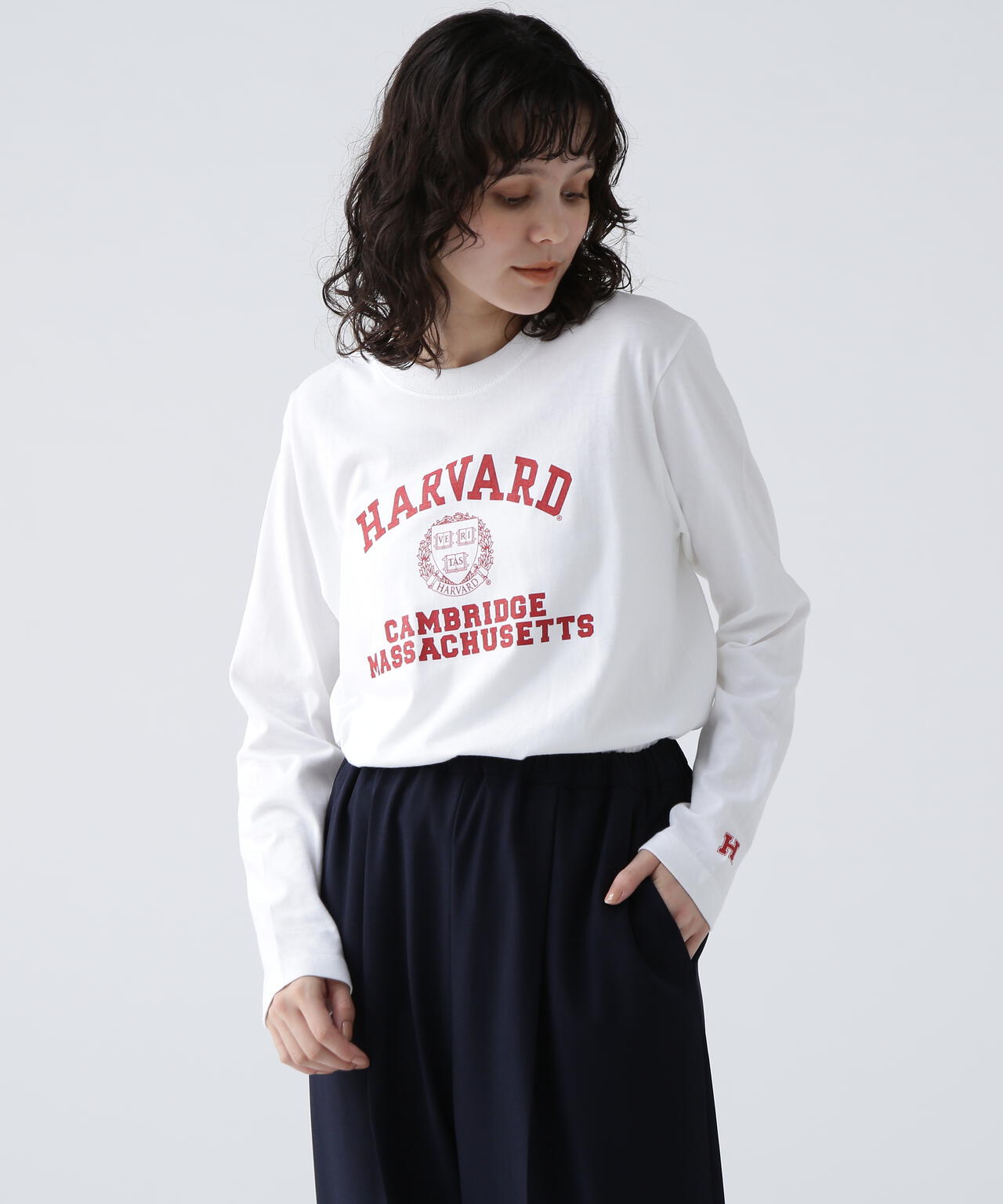 バ*ー様 AFFA ロンT かせきさいだぁPattern Brushed L/S T-Shirt/かせきさいだぁ