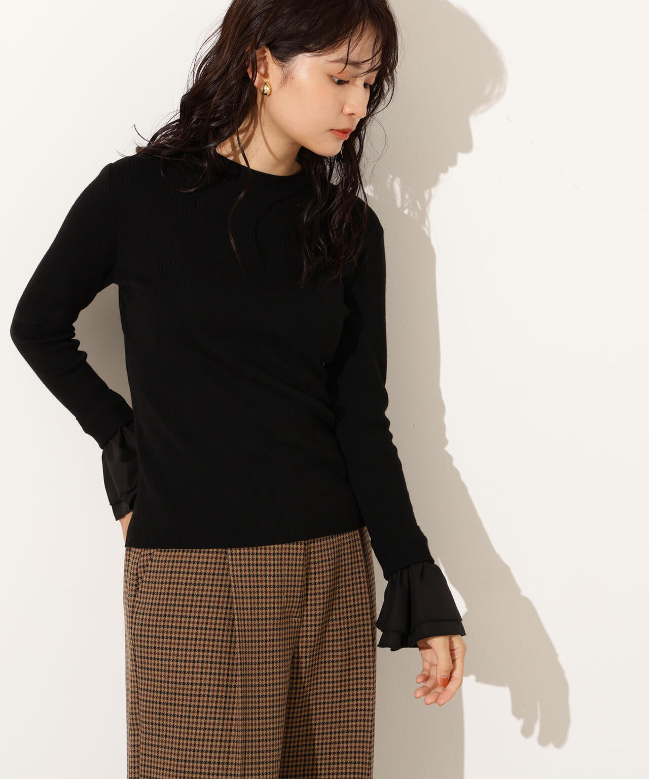 エヌ ナチュラルビューティーベーシック（N．Natural Beauty Basic*）/カフスドッキングニット カフスドッキングニット | N. Natural Beauty Basic*（エヌ ナチュラル