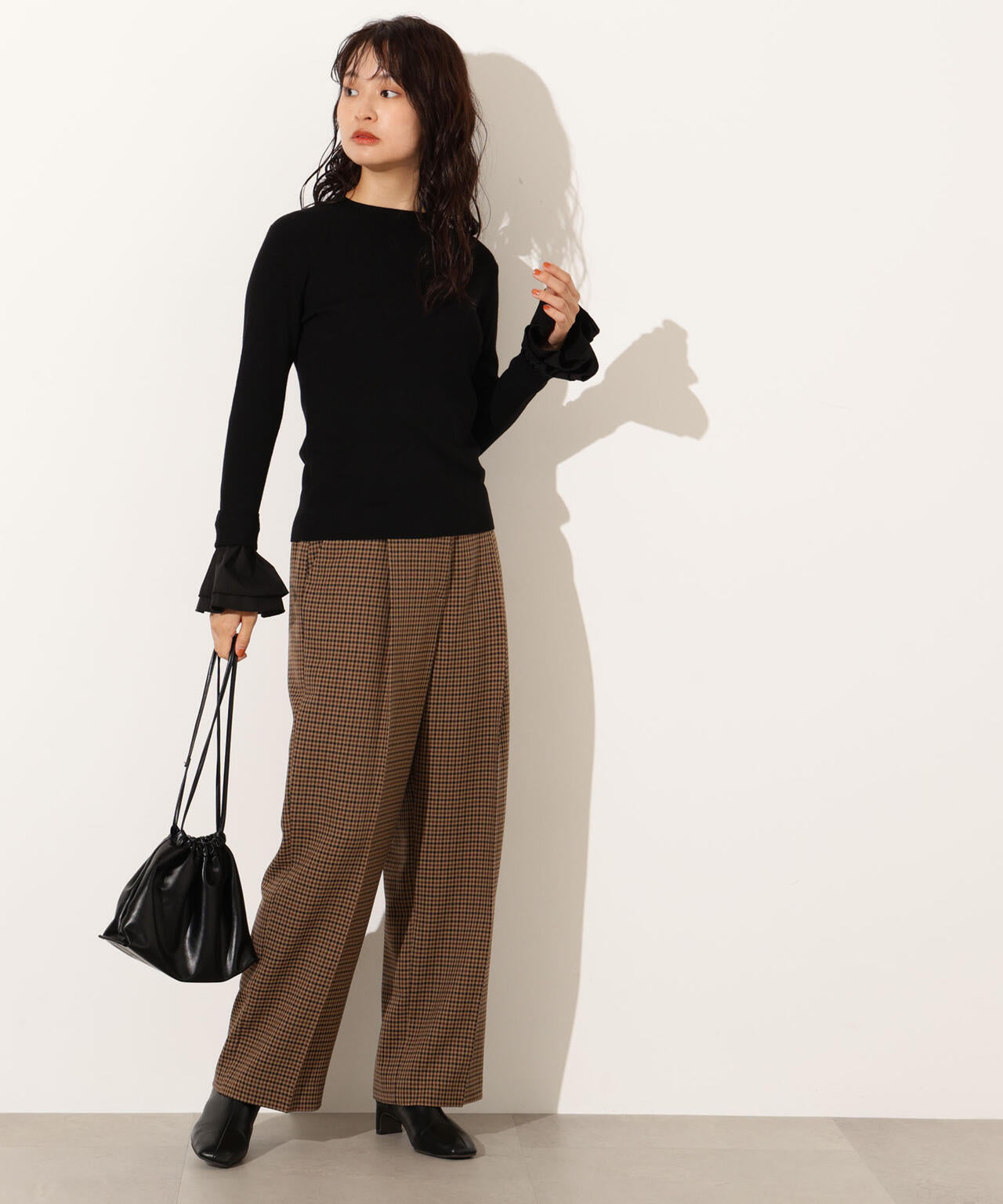 カフスドッキングニット