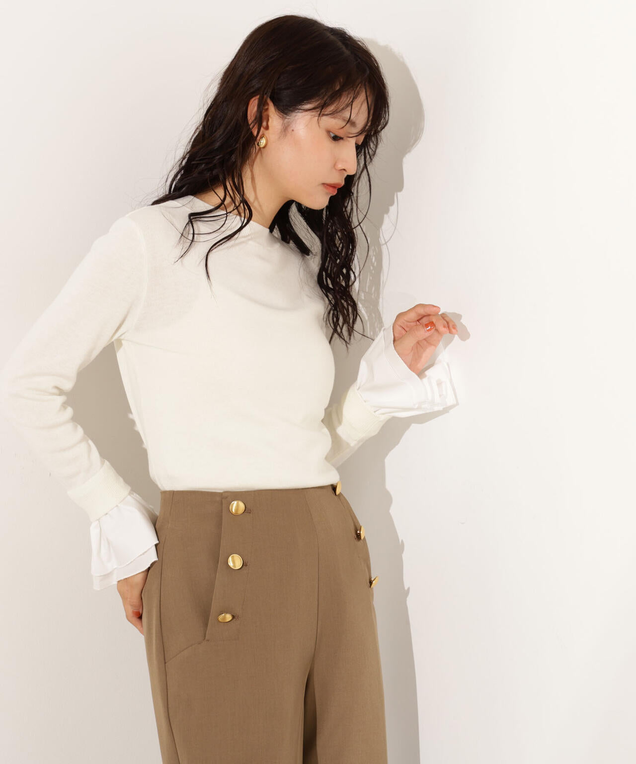 カフスドッキングニット