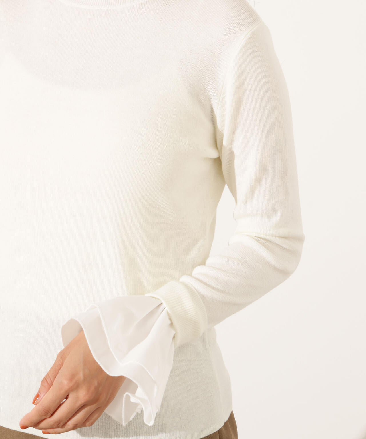 カフスドッキングニット