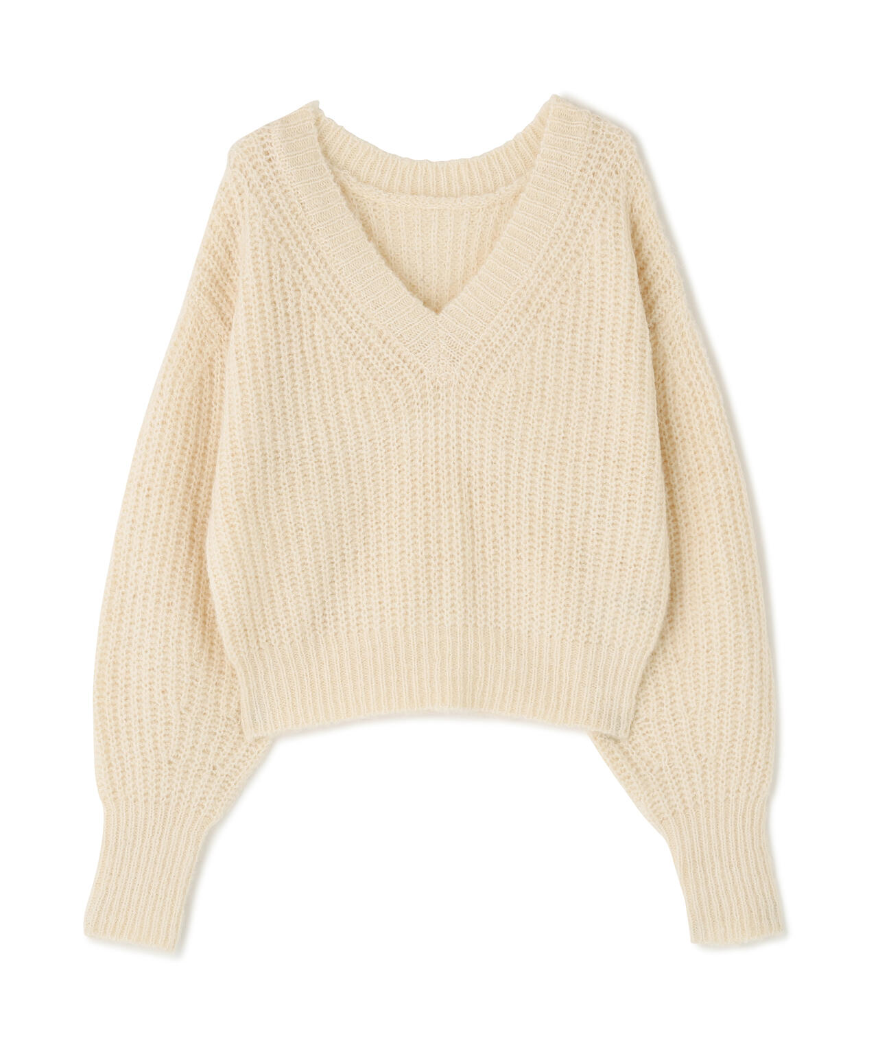 BRILL リネンコットンVネックニット BABYLONE ニット セーター コットンリネンVネックプルオーバー