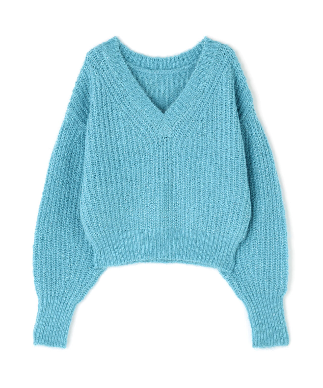 【岸本セシルさん着用】Vネックオーバーニット