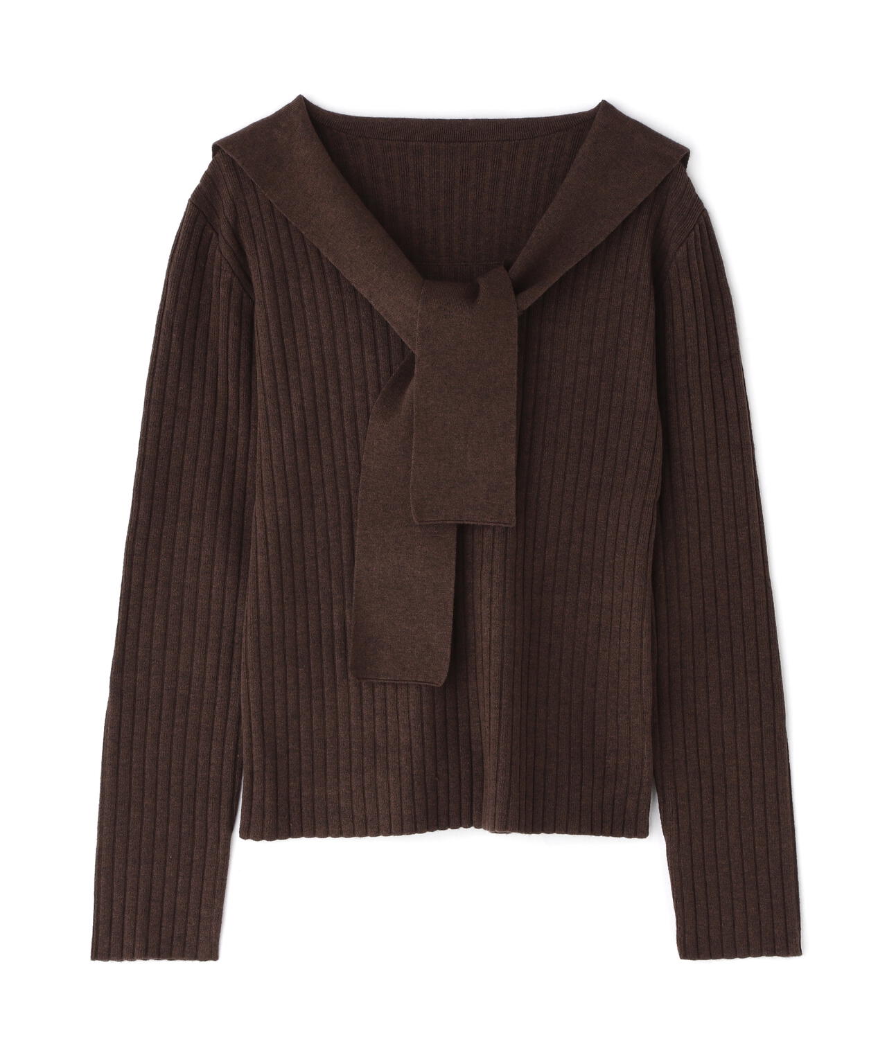 岸本セシルさん着用】セーラーカラーニット | N. Natural Beauty Basic