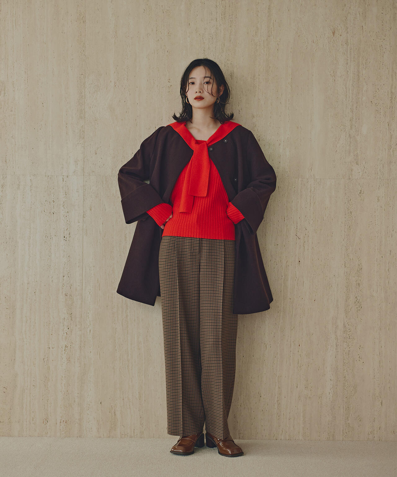 レディース セーラーカラー ヤクウール ニット 岸本セシルさん着用】セーラーカラーニット | N. Natural Beauty Basic