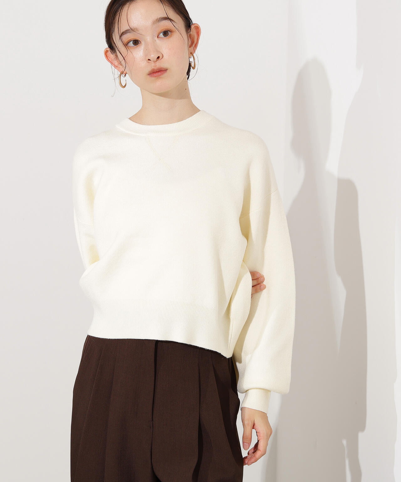 スウェットライクニットプルオーバー | N. Natural Beauty Basic