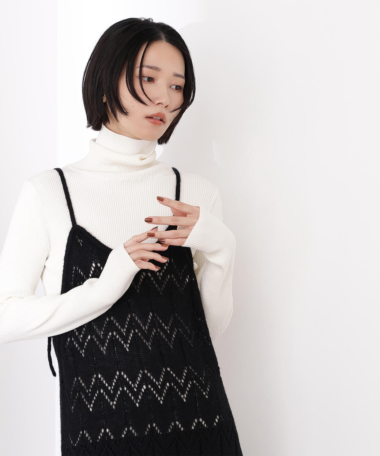 ベーシックタートルネックニット